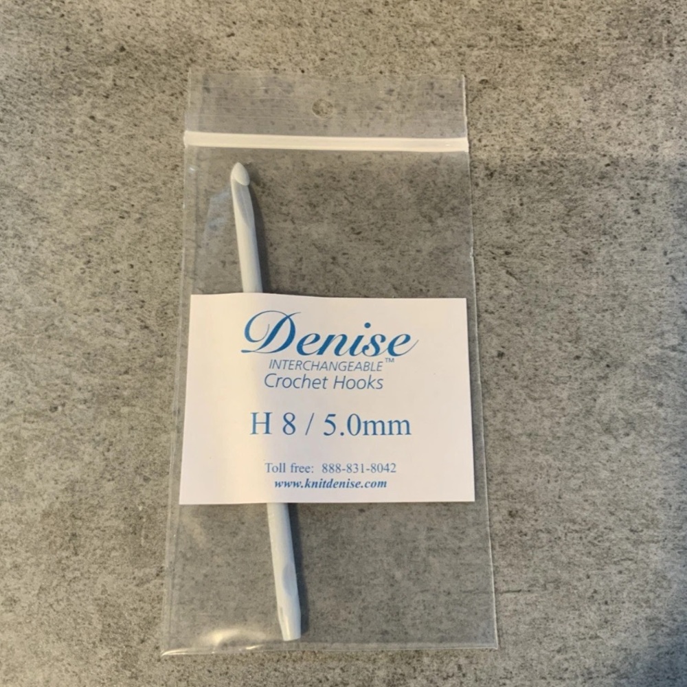 Denise Interchangeable Crochet Hooks Replacement Tip Size H 8/5.0mm New